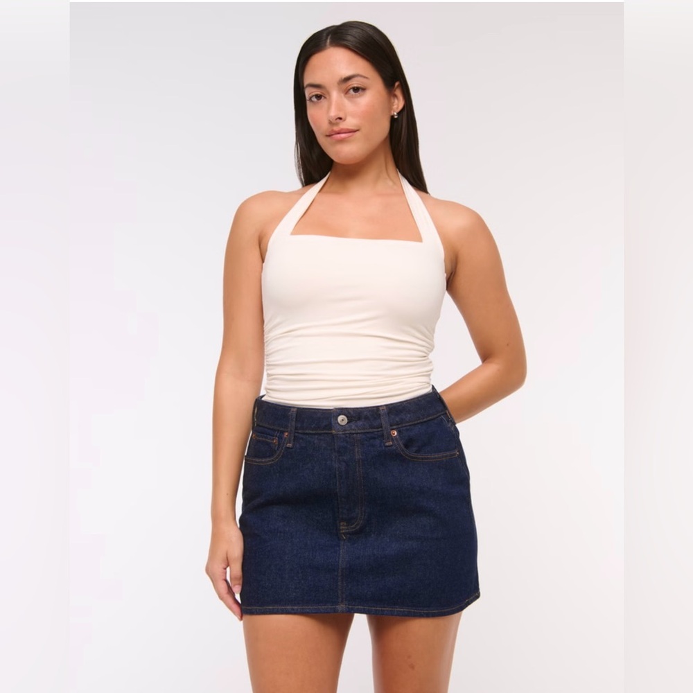Sold Out Abercrombie & Fitch Dark Blue Mini Skirt